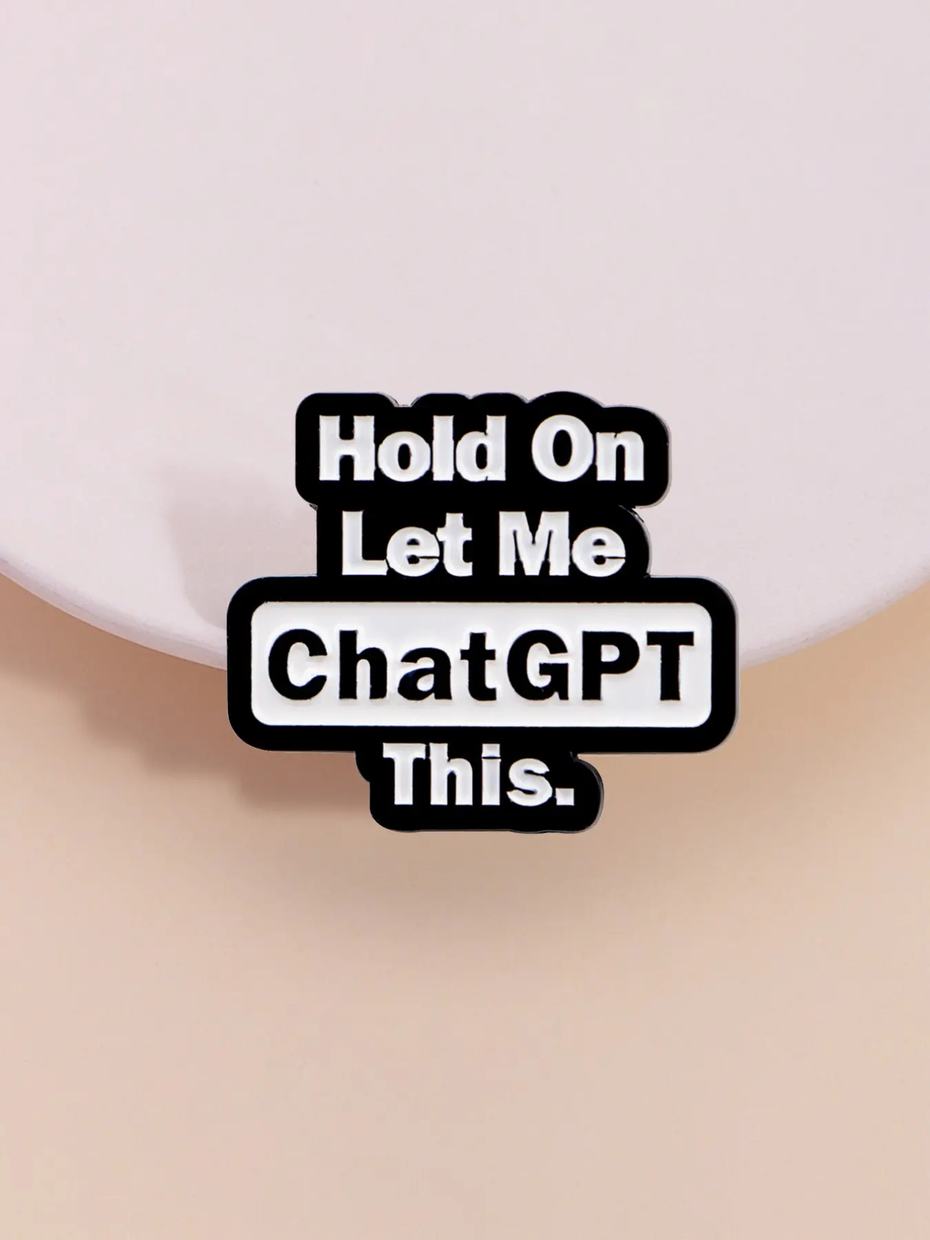 Tech Accessories For Students - Эмалевый значок-брошь с логотипом Chatgpt, значок