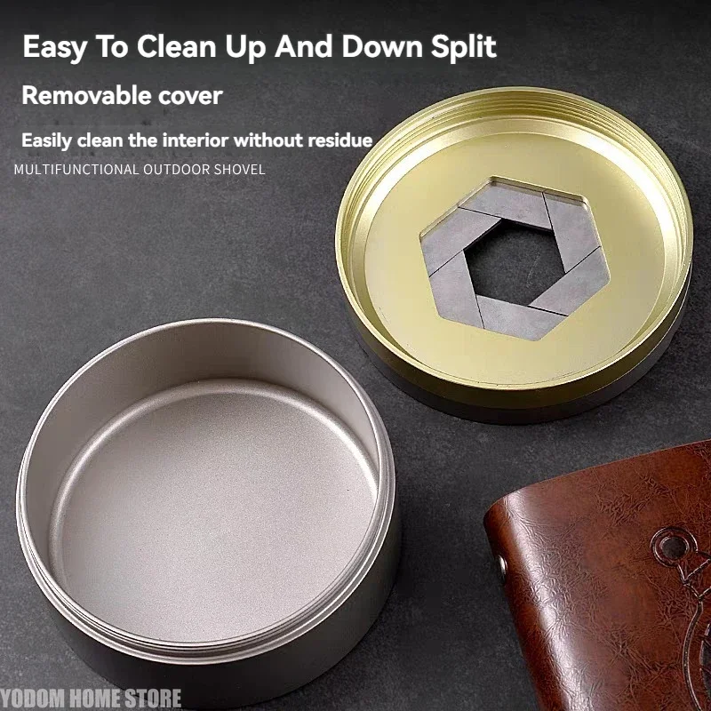 Unique Tech Accessories Gifts - Элитная механическая вращающаяся пепельница с крышкой