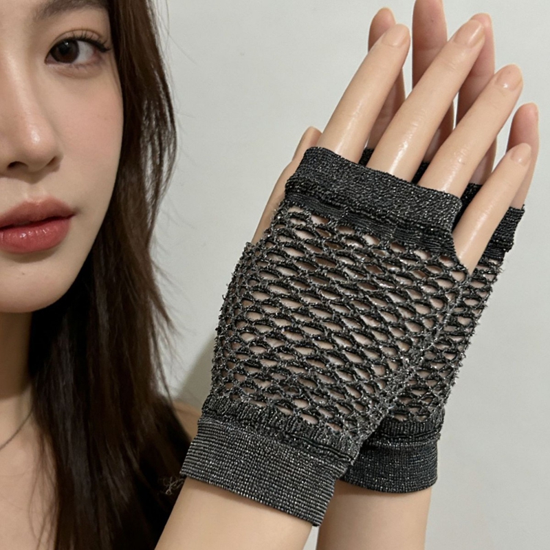 Tech Girl Accessories - Перчатки без пальцев в стиле панк