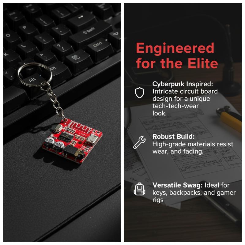 Брелок в виде печатной платы,  – обзор и цена Tech Woven Accessories